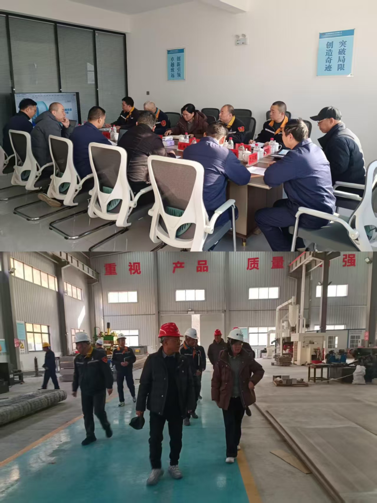 中鋁洛銅來晟雅新公司(巨申)考察交流